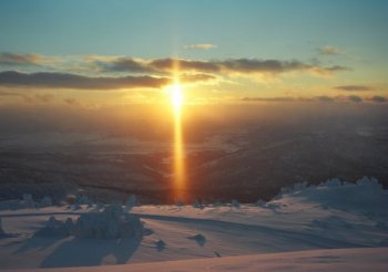 画像: 写真はサンピラーです！