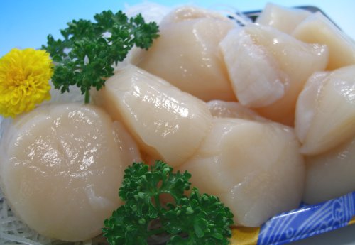 画像: 天然北海道産 ほたて貝柱（お刺身用）玉冷1kg